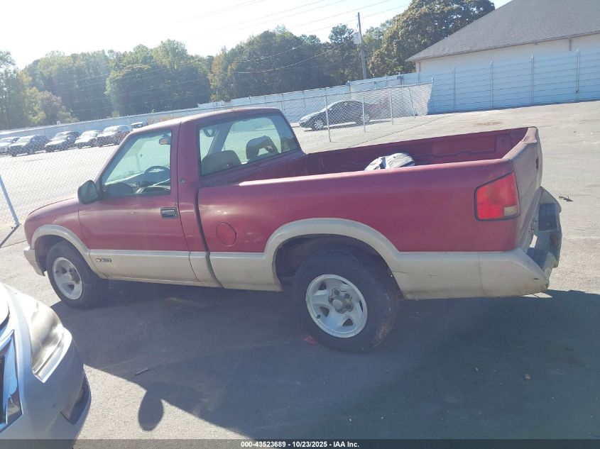 1995 Chevrolet S Truck S10 VIN: 1GCCS14Z0S8215016 Lot: 43523689