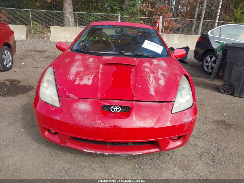 2000 Toyota Celica Gt VIN: JTDDR32T5Y0028369 Lot: 43523700