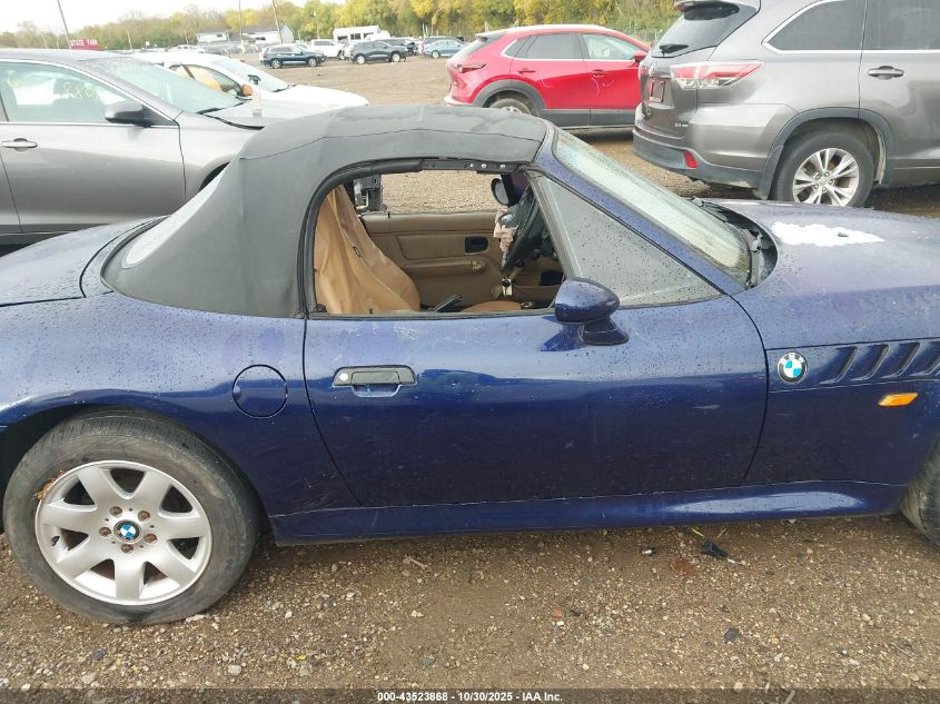 1996 BMW Z3 1.9 VIN: 4USCH7320TLB73898 Lot: 43523868