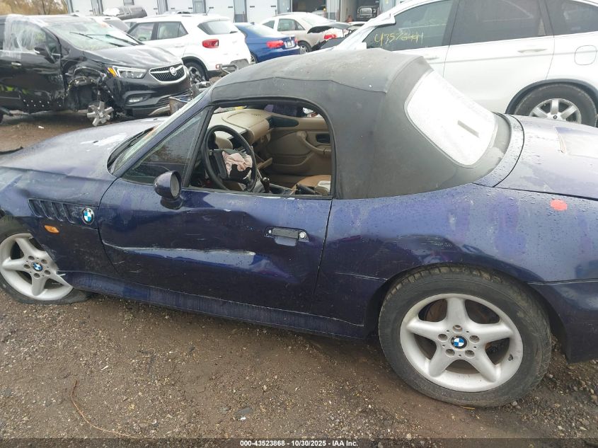 1996 BMW Z3 1.9 VIN: 4USCH7320TLB73898 Lot: 43523868