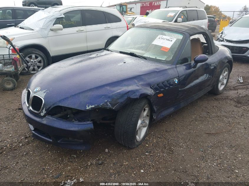 1996 BMW Z3 1.9 VIN: 4USCH7320TLB73898 Lot: 43523868