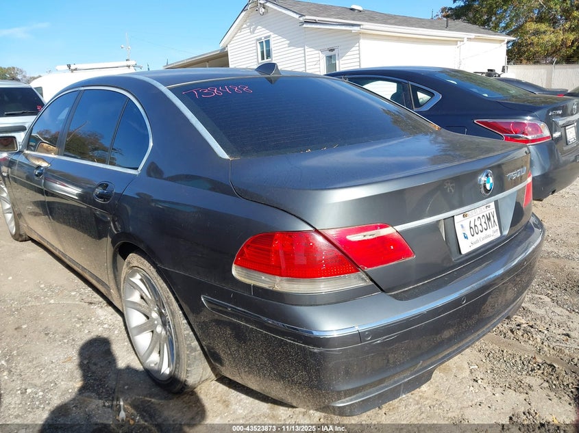 WBAHN83506DT38488 2006 BMW 7ER photo no. 3
