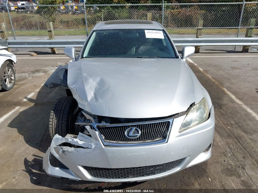 2007 Lexus Is 250 VIN: JTHBK262472037086 Lot: 43523893