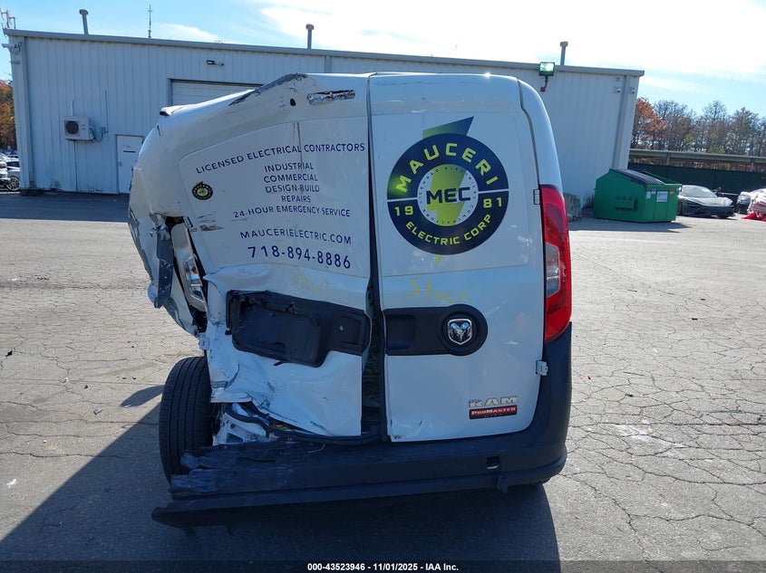2021 Ram Promaster City Tradesman VIN: ZFBHRFAB4M6T73298 Lot: 43523946