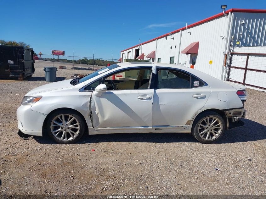 2010 Lexus Hs 250H Premium VIN: JTHBB1BA9A2013218 Lot: 43523970
