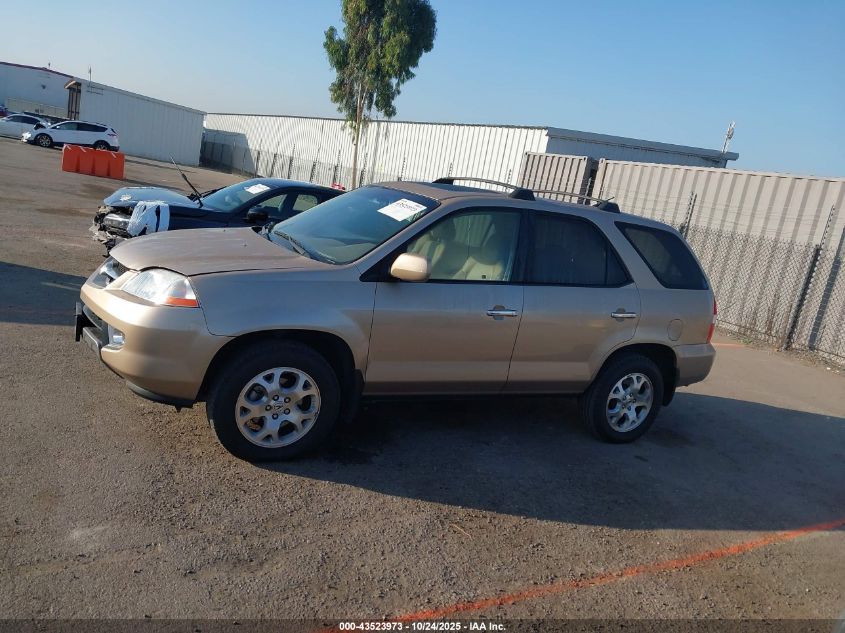 2001 Acura Mdx VIN: 2HNYD18831H514620 Lot: 43523973