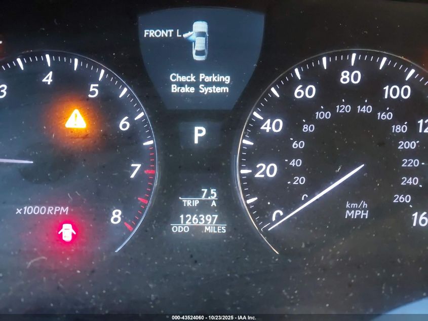 2007 Lexus Ls 460 VIN: JTHBL46F375023643 Lot: 43524060