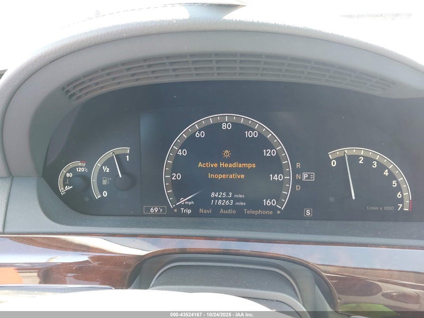 2008 Mercedes-Benz S 550 VIN: WDDNG71X28A185542 Lot: 43524167