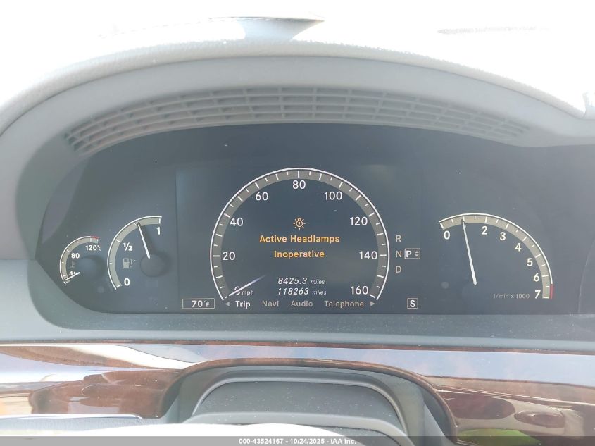 2008 Mercedes-Benz S 550 VIN: WDDNG71X28A185542 Lot: 43524167