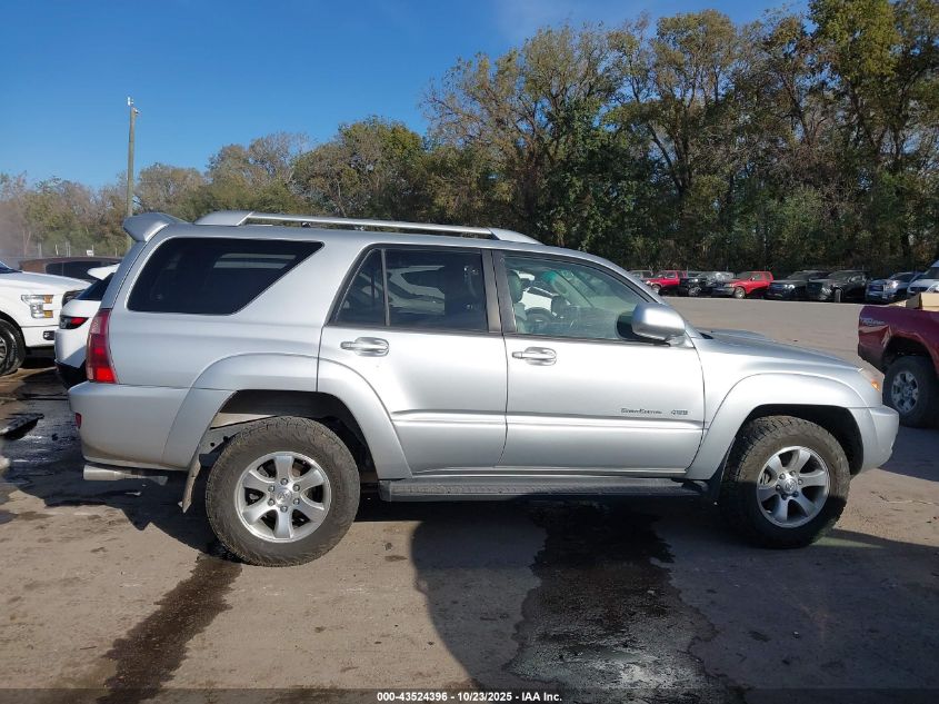 2005 Toyota 4Runner Sr5 Sport V6 VIN: JTEBU14R758031780 Lot: 43524396