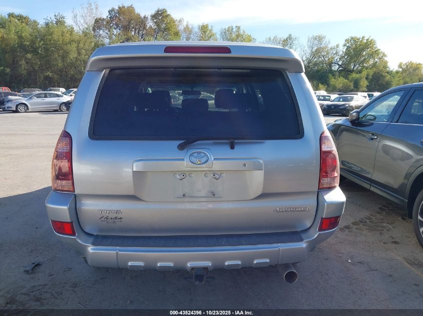 2005 Toyota 4Runner Sr5 Sport V6 VIN: JTEBU14R758031780 Lot: 43524396