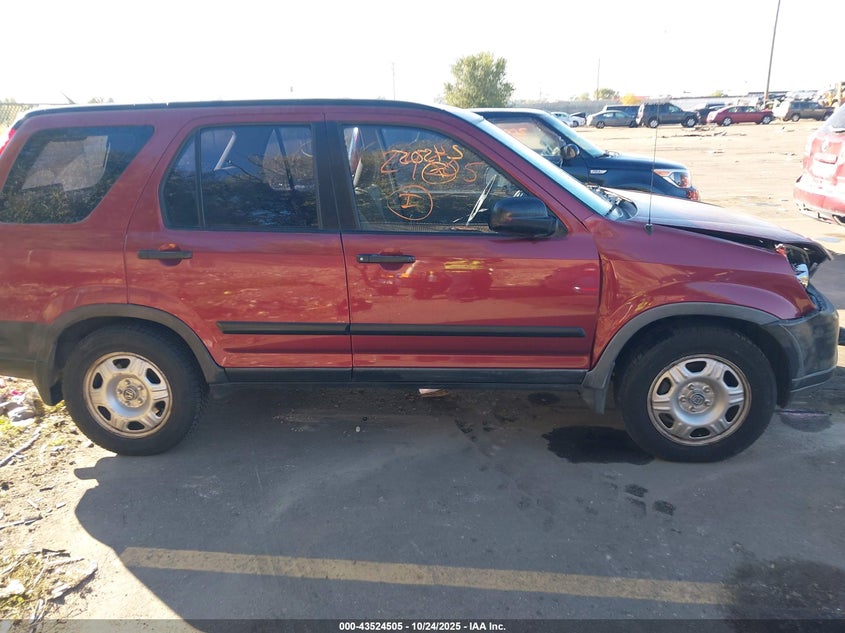 2006 Honda Cr-V Lx VIN: JHLRD78546C030102 Lot: 43524505
