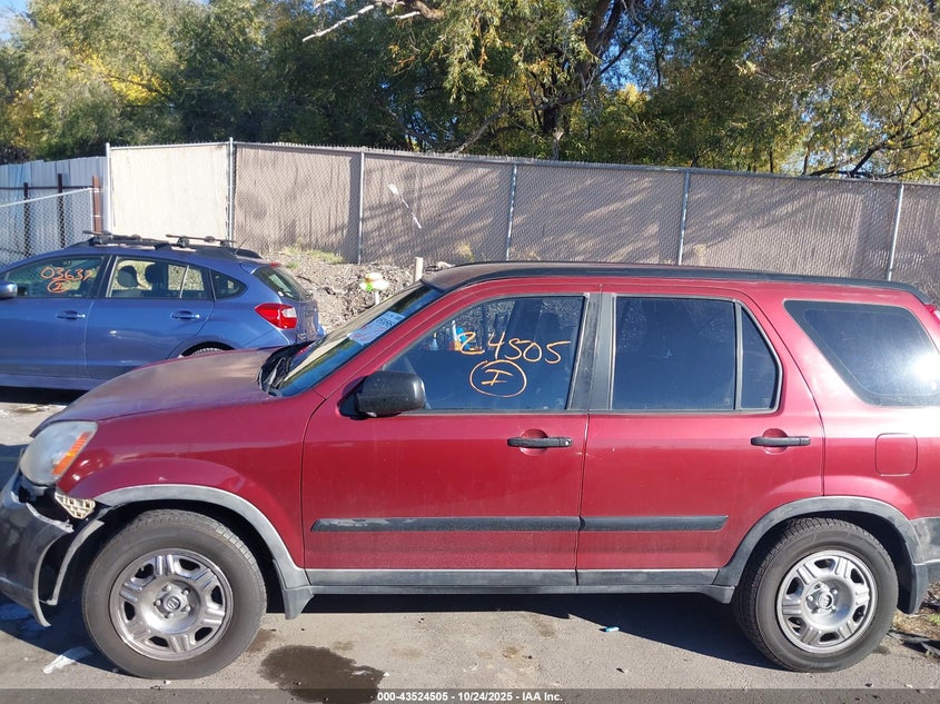2006 Honda Cr-V Lx VIN: JHLRD78546C030102 Lot: 43524505