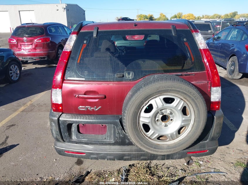 2006 Honda Cr-V Lx VIN: JHLRD78546C030102 Lot: 43524505