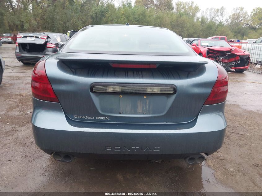 2006 Pontiac Grand Prix VIN: 2G2WP552061225436 Lot: 43524558