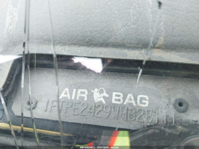 1998 Ford E-250 Commercial VIN: 1FTPE2429WHB28111 Lot: 43524571