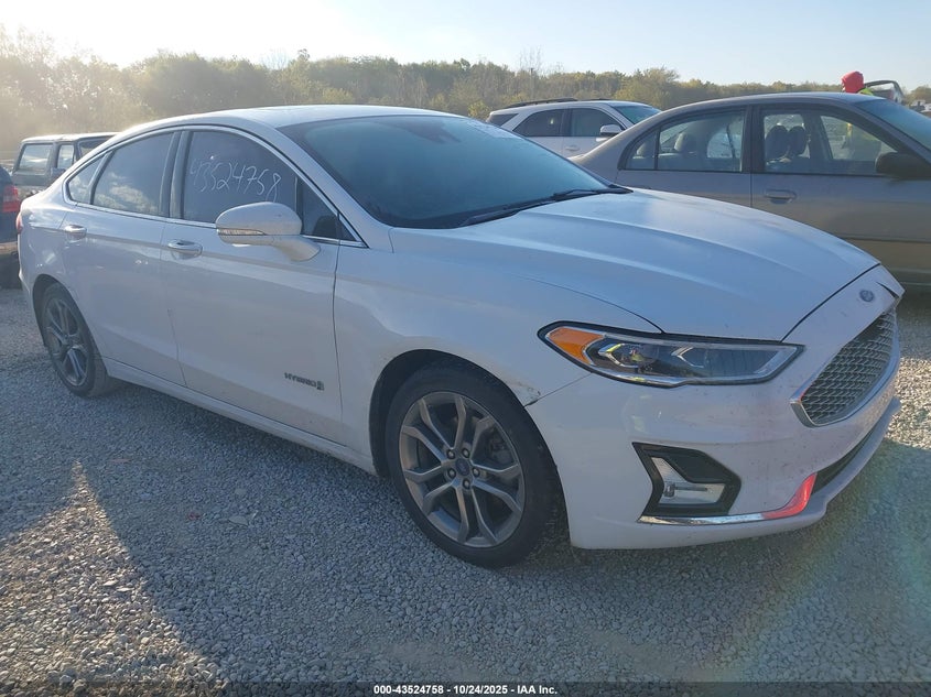 2019 FORD FUSION HYBRID TITANIUM - 3FA6P0RU8KR105860