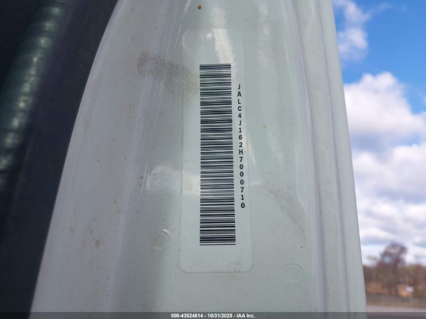 2017 Isuzu Npr Hd Dsl Crew VIN: JALC4J162H7000710 Lot: 43524814