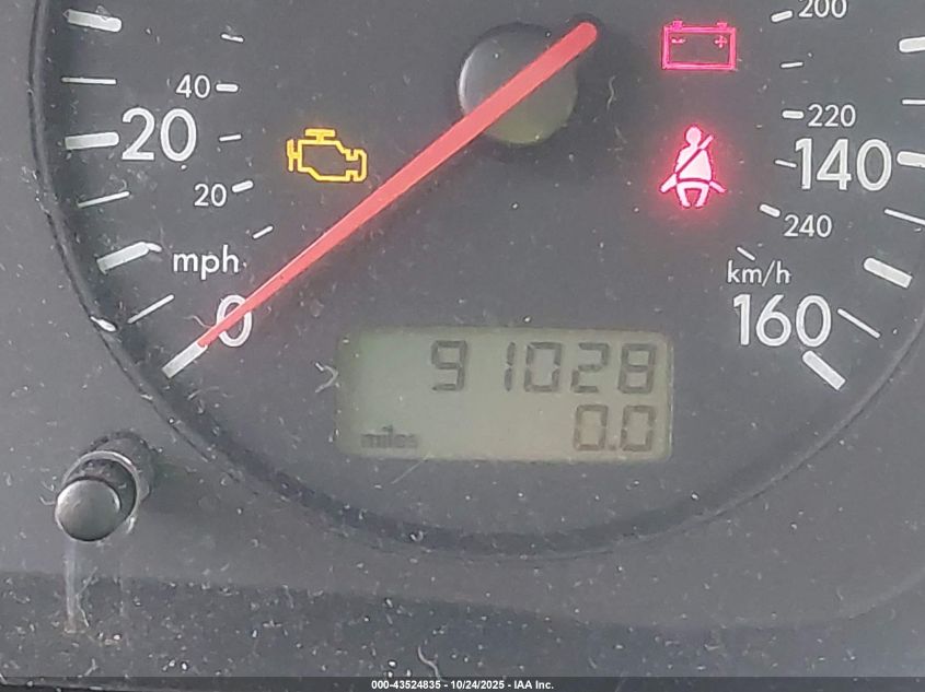 2004 Volkswagen Golf Gls 2.0L VIN: 9BWGL61J344004936 Lot: 43524835