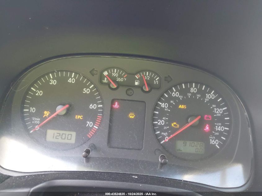 2004 Volkswagen Golf Gls 2.0L VIN: 9BWGL61J344004936 Lot: 43524835