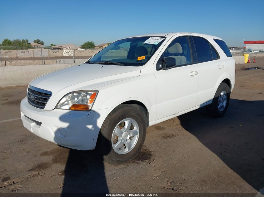 2008 Kia Sorento VIN KNDJD735885802528 nuotrauka 2