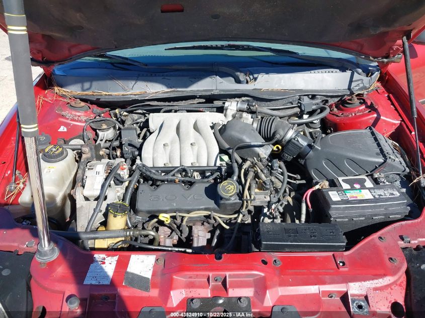 2000 Ford Taurus Lx VIN: 1FAFP5221YA229140 Lot: 43524910