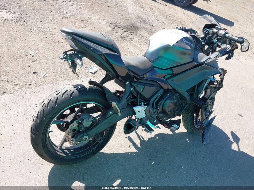 2025 Kawasaki Ex650 P VIN: ML5EXEP15SDAD6364 Lot: 43524932