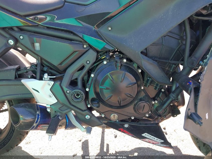 2025 Kawasaki Ex650 P VIN: ML5EXEP15SDAD6364 Lot: 43524932