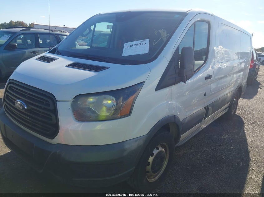 2016 Ford Transit-150 white van gasoline 1FTYE1YM3GKB19466 photo #3