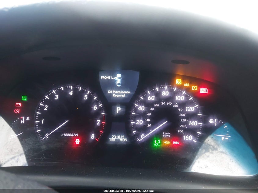 2007 Lexus Ls 460 L VIN: JTHGL46FX75002200 Lot: 43525058