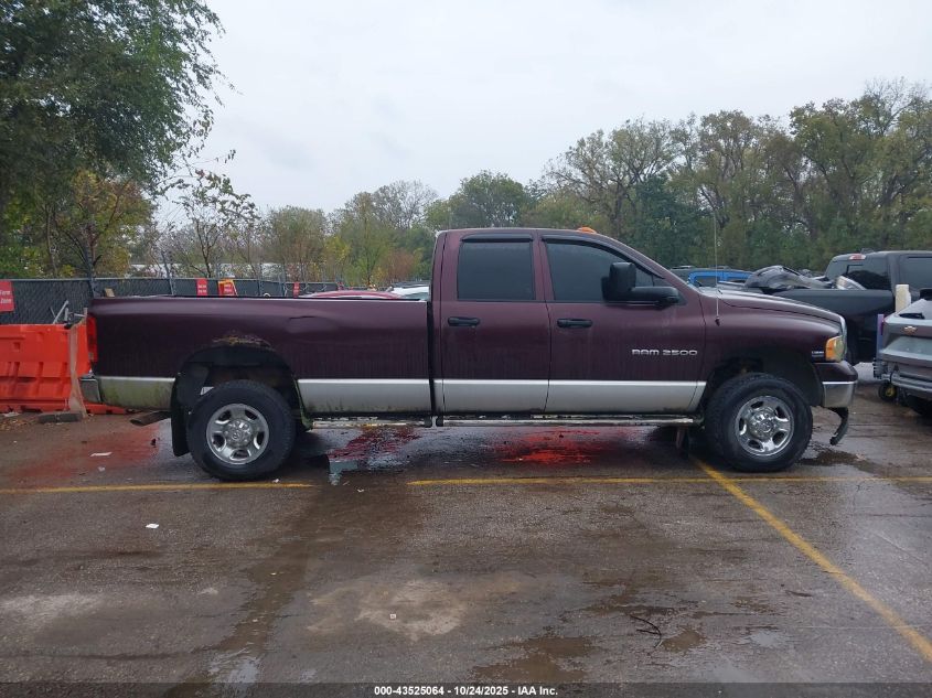 2004 Dodge Ram 2500 Slt/Laramie VIN: 3D7KU28D74G273802 Lot: 43525064