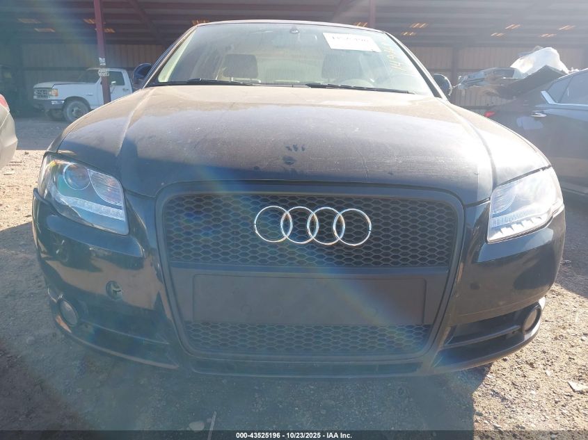 2007 Audi A4 2.0T VIN: WAUAF78E57A149369 Lot: 43525196