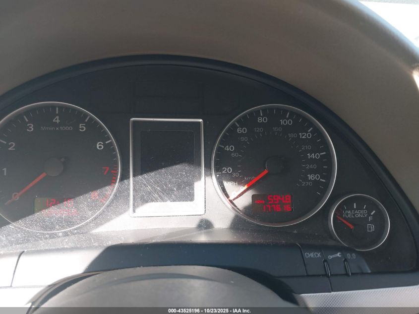 2007 Audi A4 2.0T VIN: WAUAF78E57A149369 Lot: 43525196