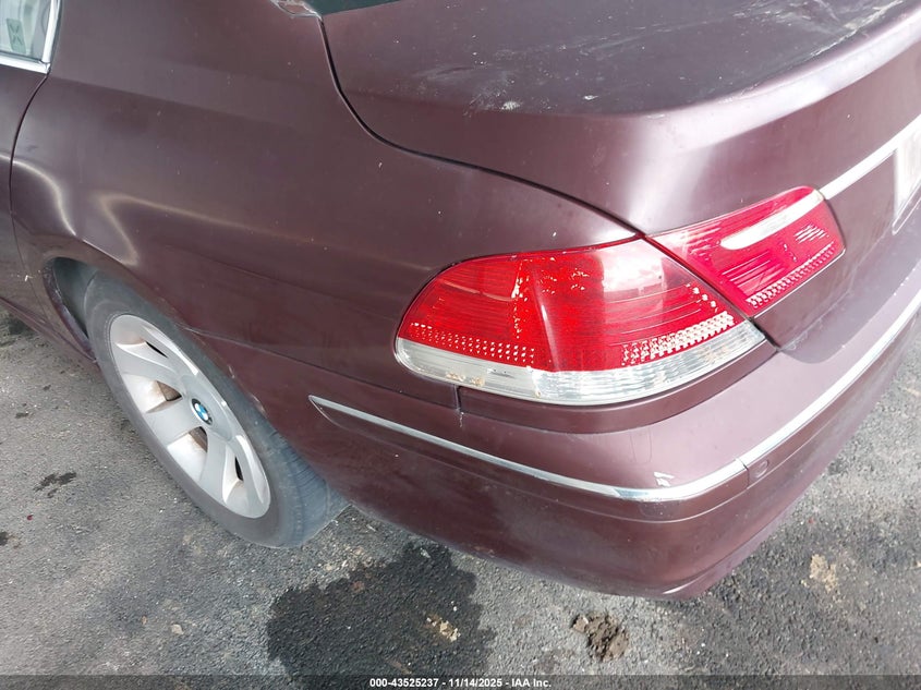 2006 BMW 750I VIN: WBAHL83526DT00475 Lot: 43525237