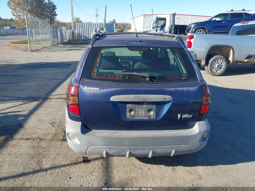 2004 Pontiac Vibe VIN: 5Y2SL62854Z427472 Lot: 43525241