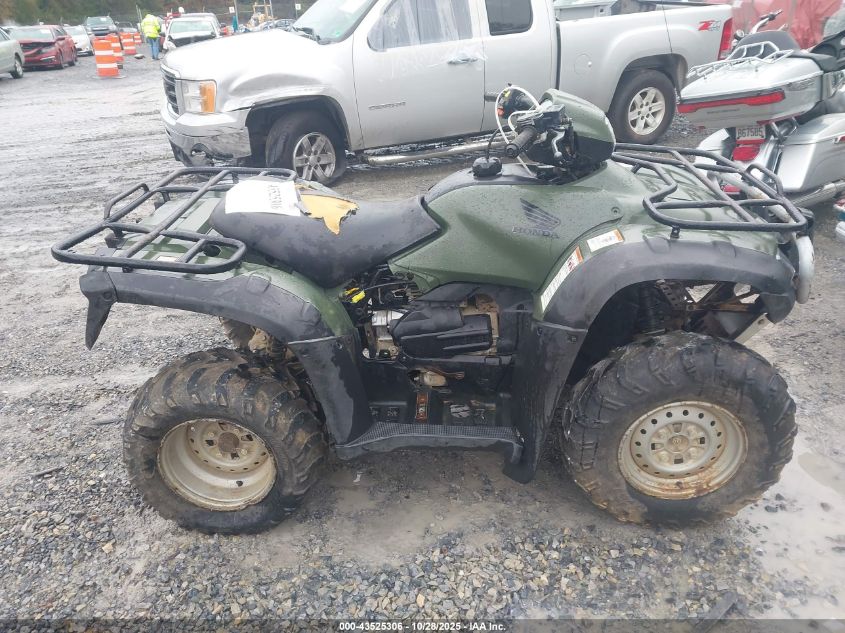 2007 Honda Trx500Fm VIN: 1RX500FE Lot: 43525306
