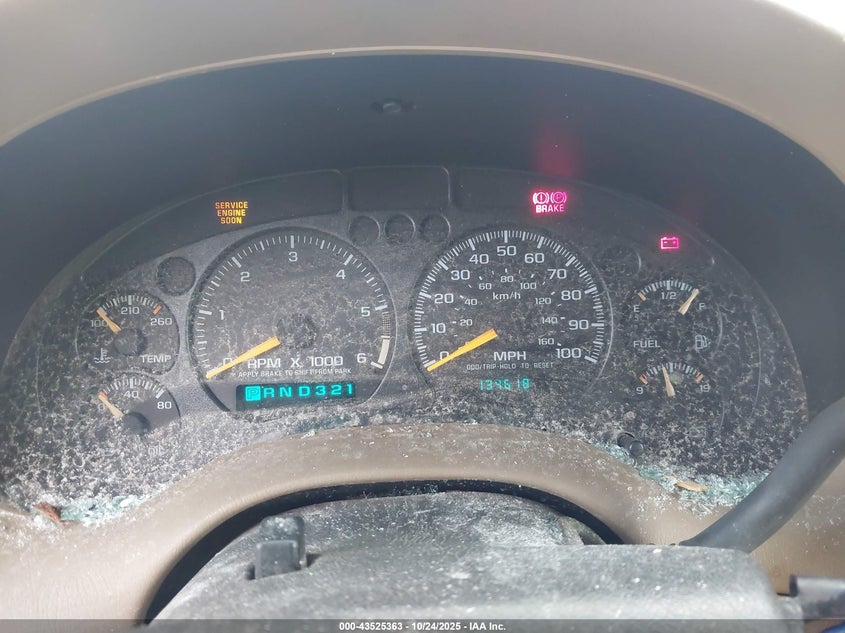 2000 Chevrolet Blazer Ls VIN: 1GNDT13WXY2308038 Lot: 43525363