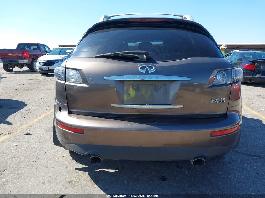 2005 Infiniti Fx35 VIN: JNRAS08U45X110389 Lot: 43525607