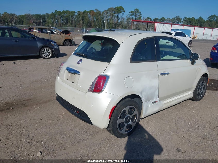 2017 FIAT 500E BATTERY ELECTRIC 3C3CFFGE7HT543977