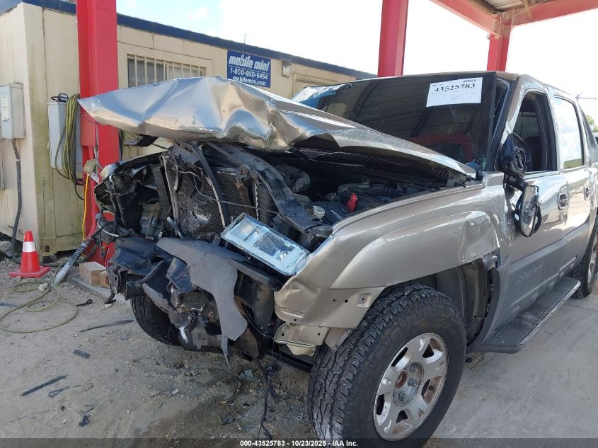 2003 Chevrolet Avalanche 1500 VIN: 3GNEC13T53G192743 Lot: 43525783