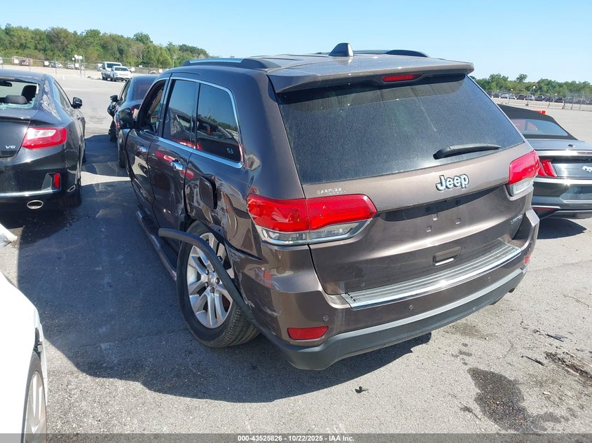 2017 JEEP GRAND CHEROKEE LIMITED 4X2 1C4RJEBGXHC731671