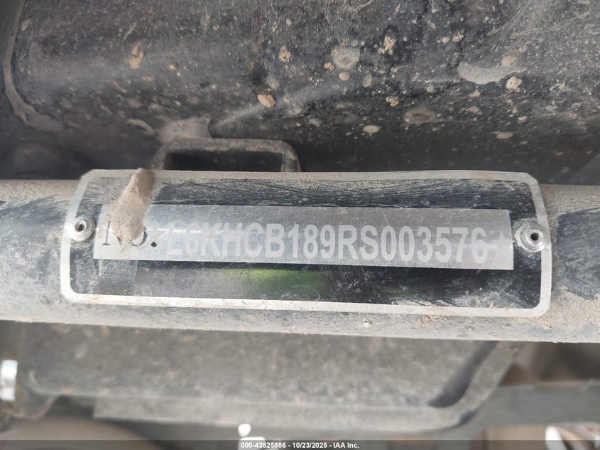 2024 Polaris Rzr 200 Efi VIN: L6KHCB189RS003576 Lot: 43525886