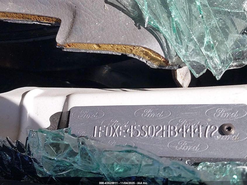 2002 Ford E-450 Cutaway Standard VIN: 1FDXE45S02HB44472 Lot: 43525911