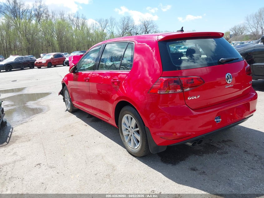 2015 Volkswagen Golf Tsi S 4-Door