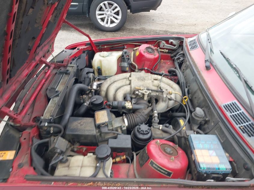 1989 BMW 325 I Automatic/Is Automatic VIN: WBAAA2303K8262332 Lot: 43526143