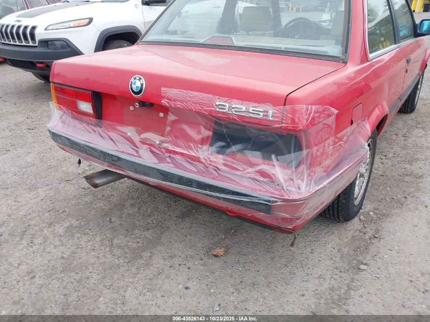 1989 BMW 325 I Automatic/Is Automatic VIN: WBAAA2303K8262332 Lot: 43526143