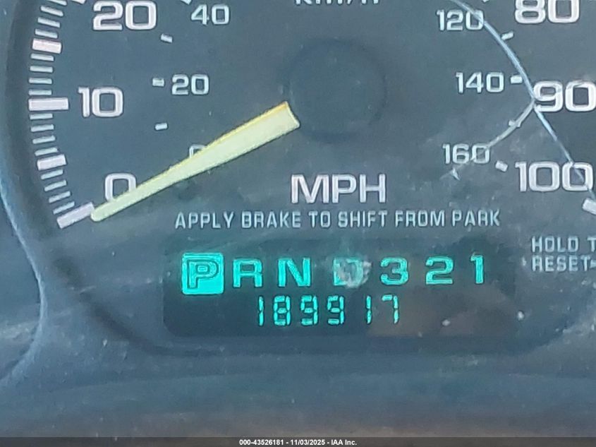 2000 Chevrolet Silverado 1500 Ls VIN: 1GCEC19V6YZ237097 Lot: 43526181