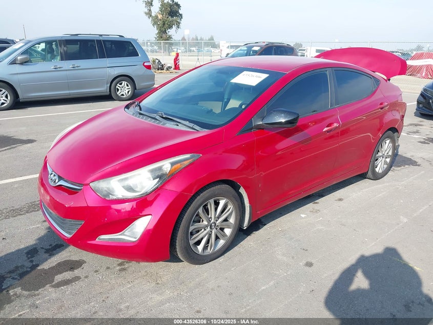 2015 HYUNDAI ELANTRA SE KMHDH4AE1FU421556