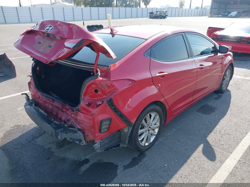 2015 HYUNDAI ELANTRA SE KMHDH4AE1FU421556
