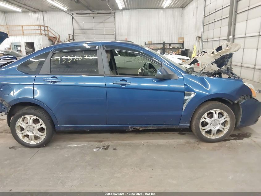 2008 Ford Focus Se/Ses VIN: 1FAHP35N58W149085 Lot: 43526321